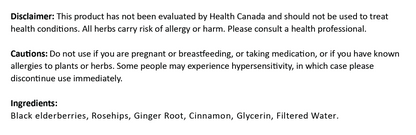 Elderberry Syrup (Glycerite)