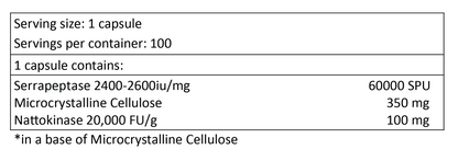 Serrapeptase - Nattokinase